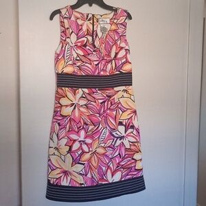 Floral Sleeveless Midi Dress